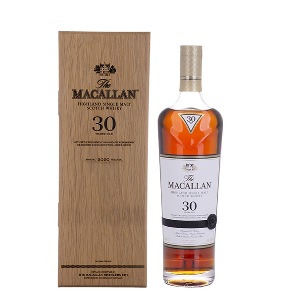 麥卡倫30年雙木雪梨桶